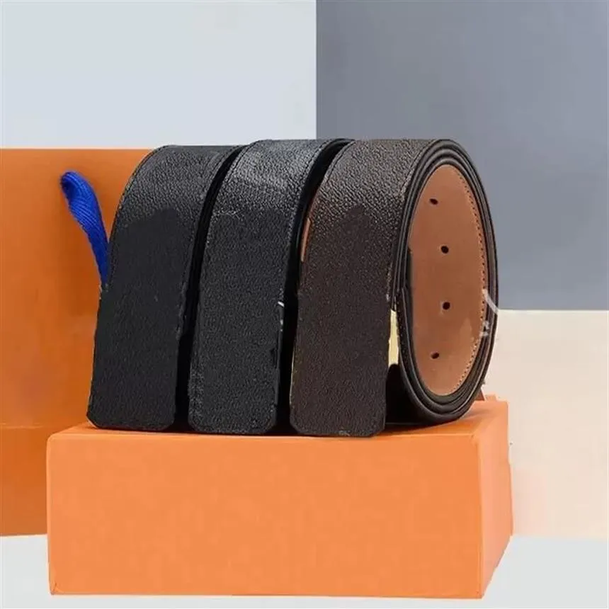 2020 Men Designers Belts Classic Fashion Casual Letter Smoothle Buckle Womens Mens Leather Largeur de ceinture 3 8cm avec Orange Box291h