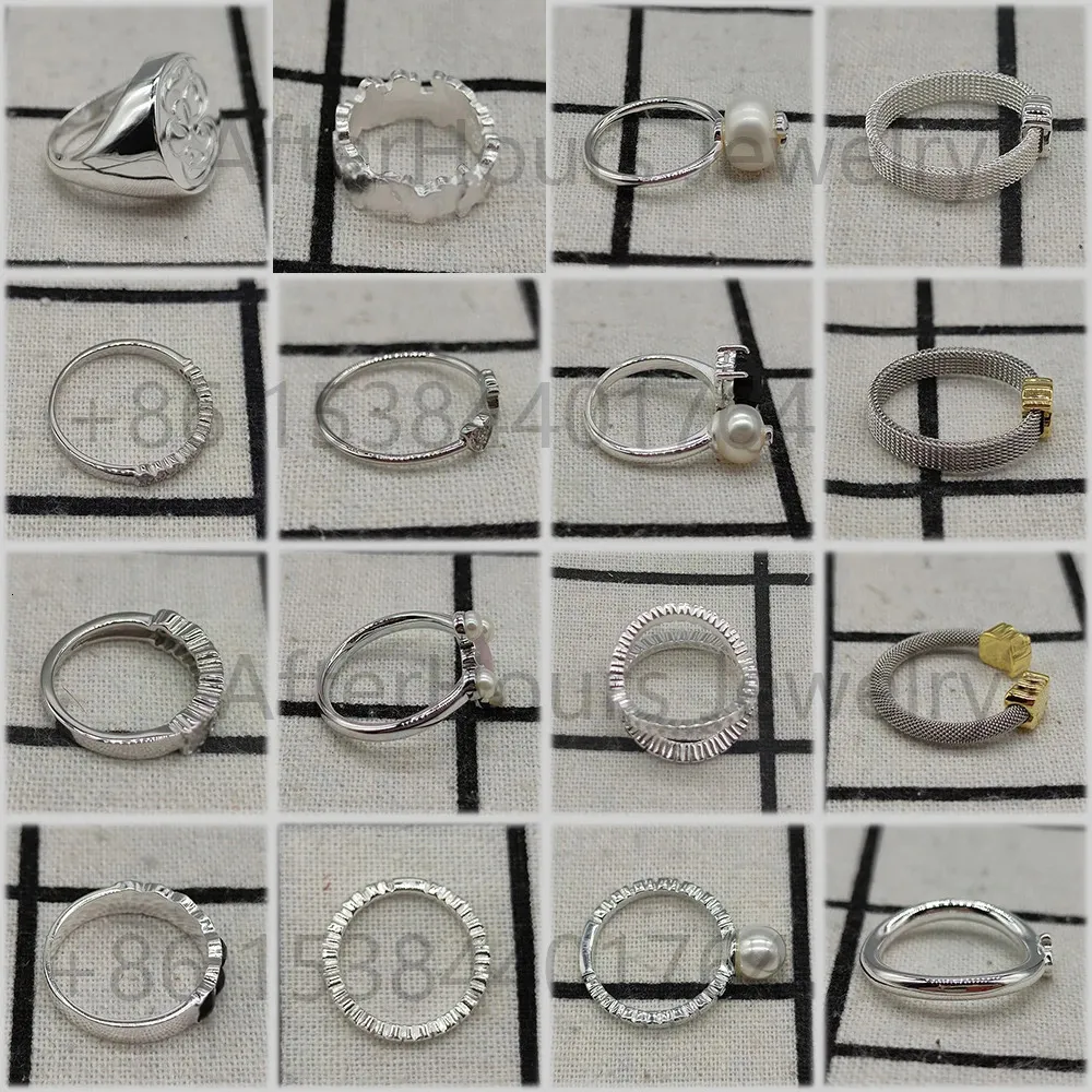 Anillos De Plata 925 Ley Mujer Zilveren Parel Ringen Voor Vrouw Fijne Beer Leuke Sieraden Gratis Levering 231229