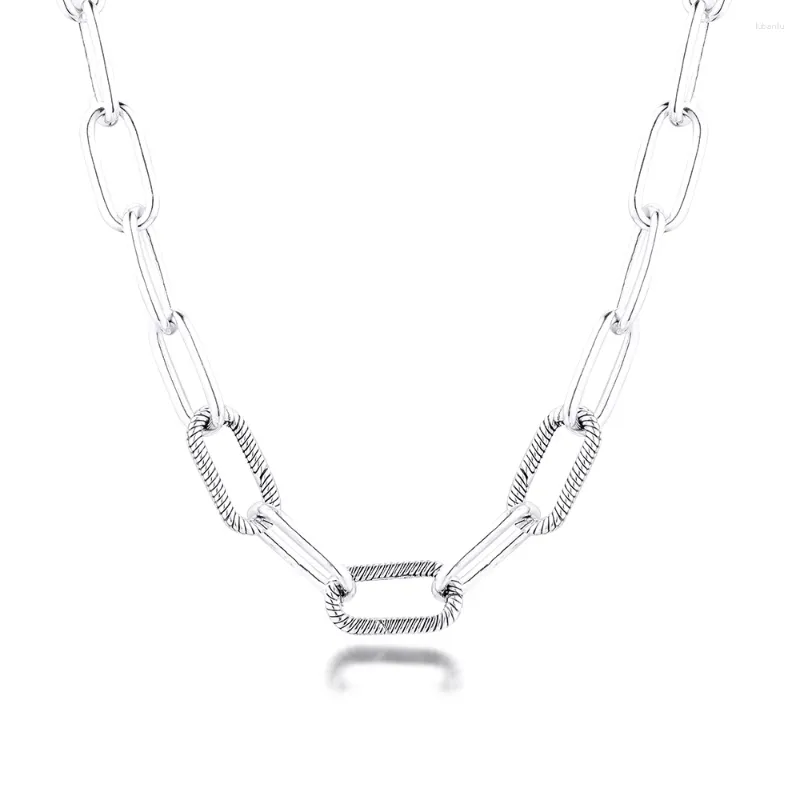 Chains Me Link Necklaces 925 Sterling Silver Jewelry