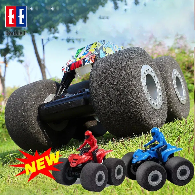 RC Car Stunt Drift Soft Big Sponge Tires Buggy Vehicle Model Radio Controlled Machine Remote Control Toys For Boys Gifts Indoor 231230