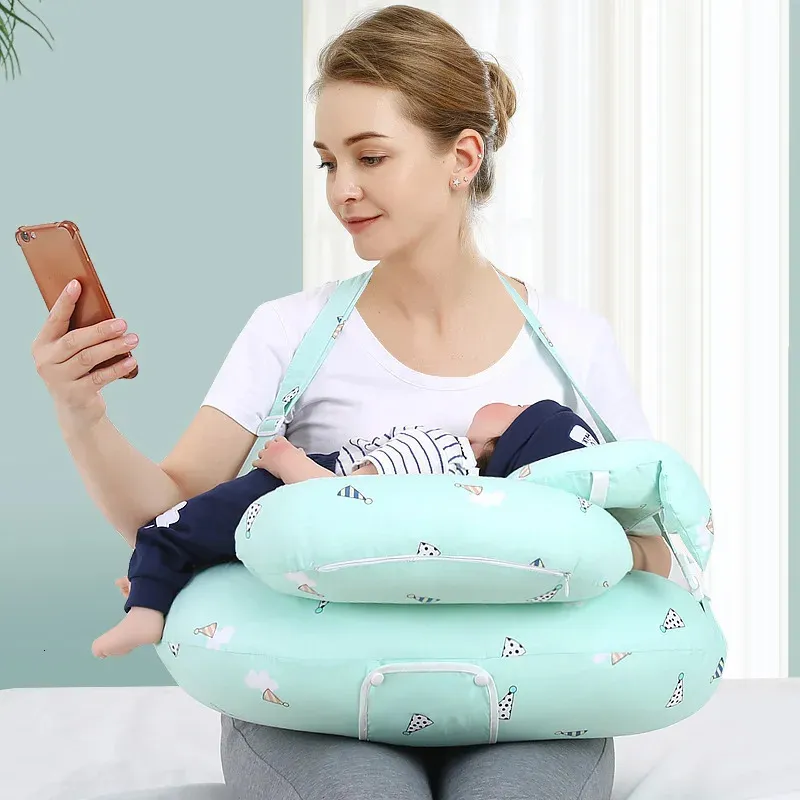 Infant Breastfeeding Pillow Adjustable Cushion for born Nursing and Sleeping Baby Accessories 231229