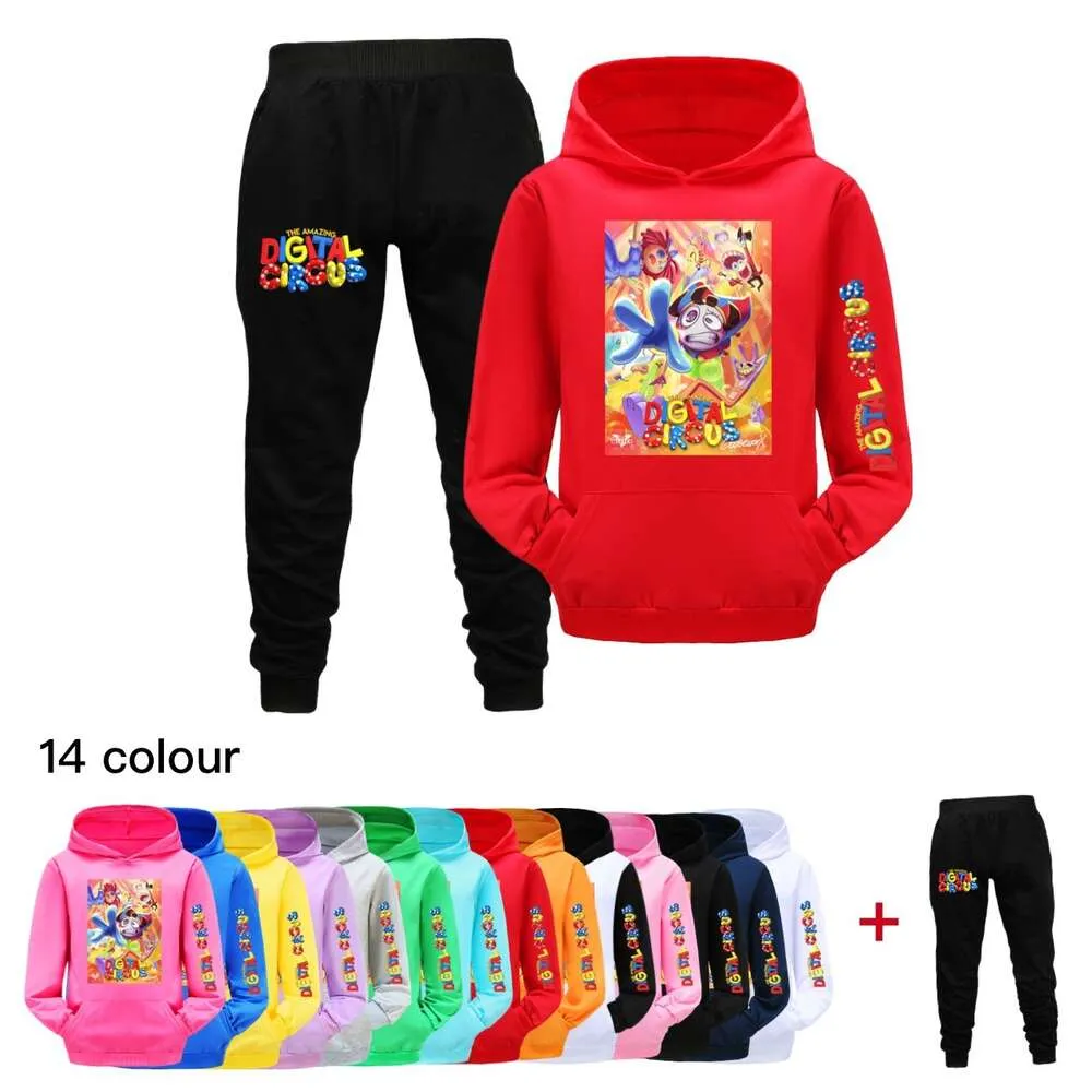 The Amazing Digital Circus Merch Childrens Hoodie+Pants Set 2861X From