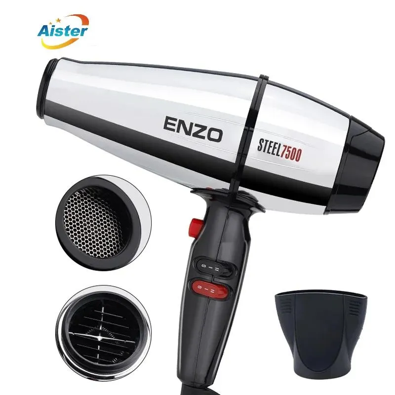 Dryers 7500w Metal Body Professional Hair Dryer Volumizer Negative Ion Blow Dryer Smoothing Hair Hot/cold Wind Hair Straightener