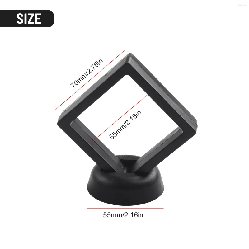 Frames 3D Floating Frame Display Box 5/10PCS Case Holder Stand Multipurpose Storage