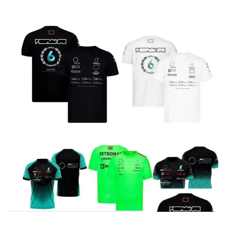 Motorcykelkläder F1 Racing T-shirt Summer kortärmad tröja samma anpassade droppleveransmobiler Motorcyklar Tillbehör DH9EO