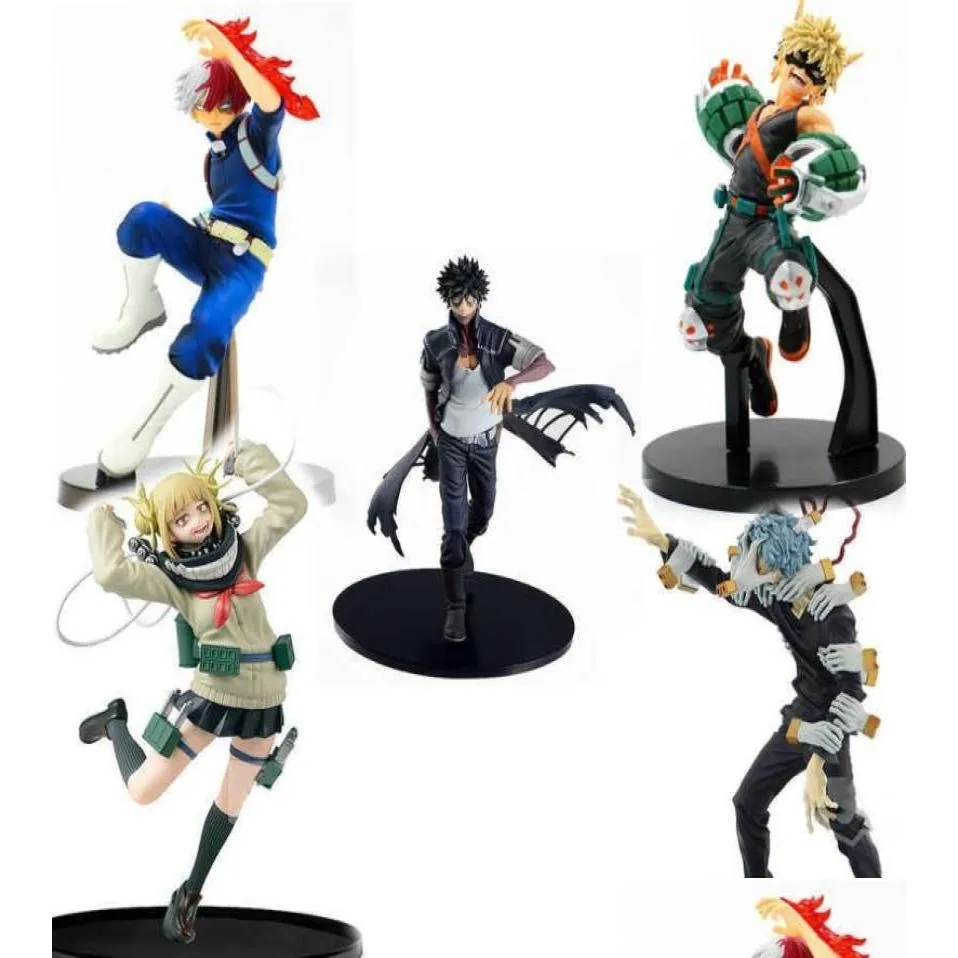 Figuras de brinquedo de ação Anime My Hero Academia Figura Cross Body Himiko Toga Estatueta Todoroki So Bakugou Katsuki Pvc Modelo Brinquedos Drop Deliv Dhz3P