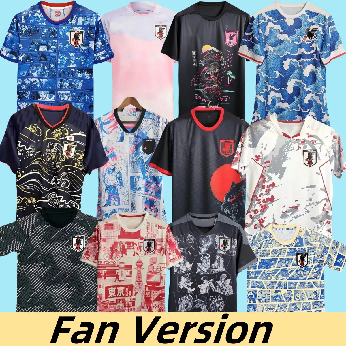 2023 2024 Japan Mens Soccer Jerseys Edycja Specjalna Osako Yoshida Nagatomo Shibasaki Haraguchi Minamino Kubo Wersja Concept Concept Shirts