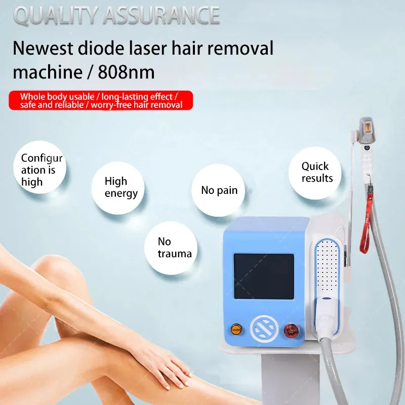 Factory Price 755 808 1064nm Diode Laser Hair Removal Depilation Laser Diode Freezing Point Skin Smoothing Follicle Penetration Device