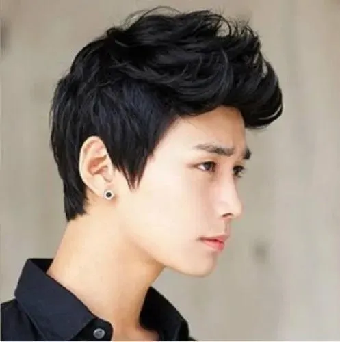 Wigs 100% Brand New High Quality Fashion Picture full lace wigs>HOT! Handsome boys short wig new vogue sexy Korean men's male hair Cosp