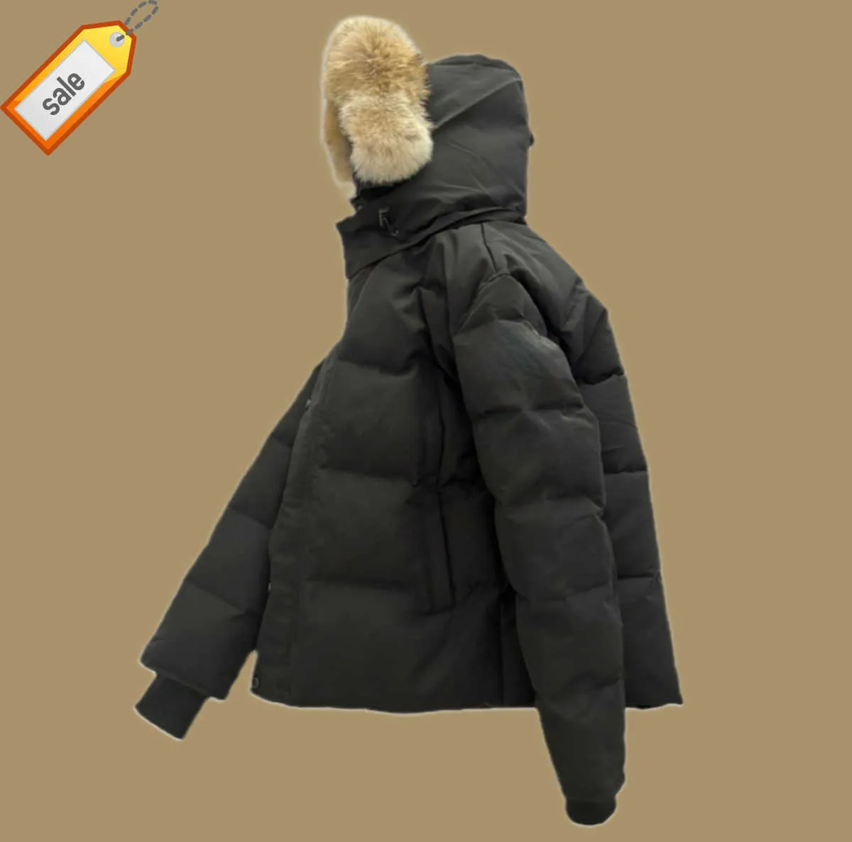 Męskie Parkas Canada Puffer Kurtki męskie Projektant Real Coyote Furt Outdoor Windbreaker Jassen Oweodwear Zapędzi czteroosobowy płaszcz Hiver Parkha Doudoune