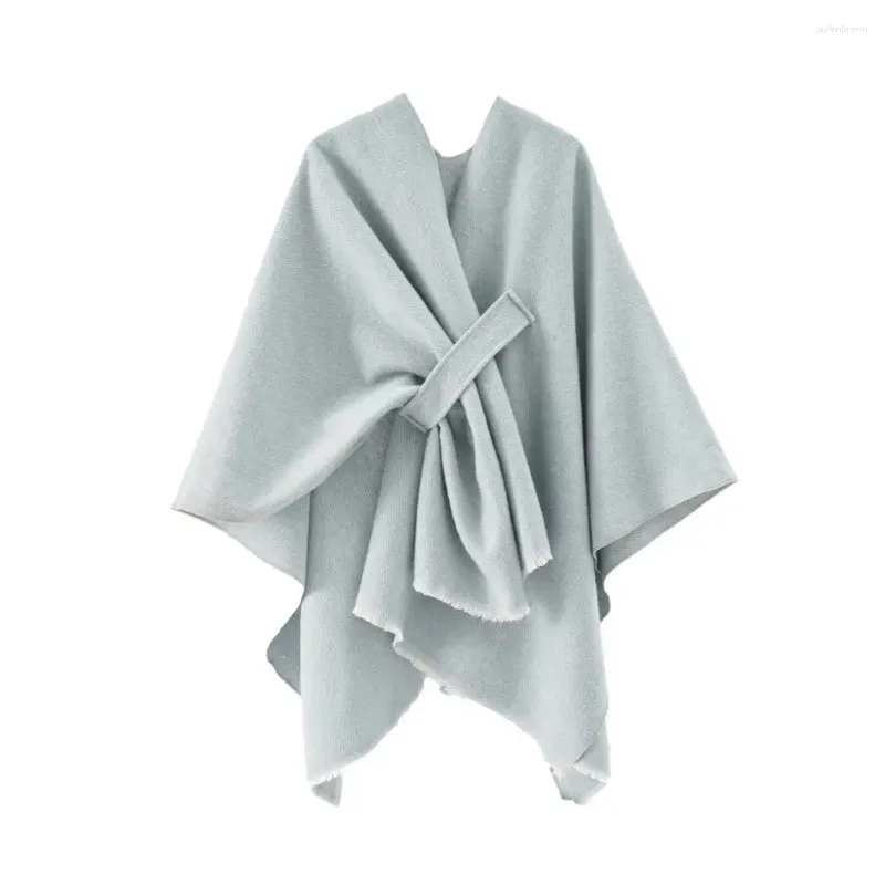 Sciarpe Sciarpa al collo da donna Accogliente scialle da donna autunno inverno Spessore caldo Cardigan retrò Mantella antivento Coperta Poncho per spalla a prova di freddo