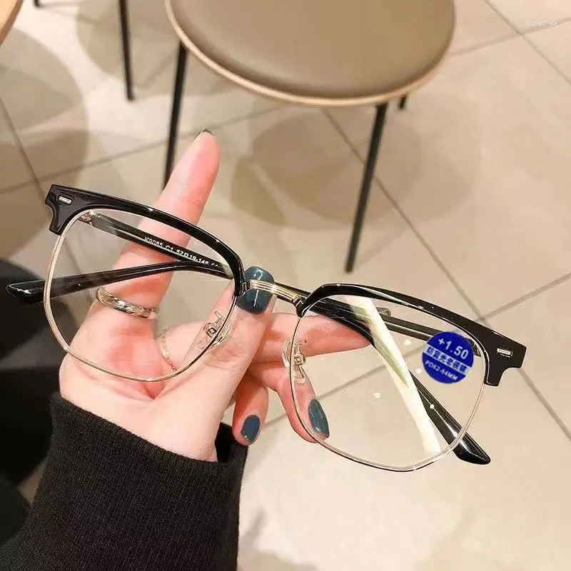 Okulary przeciwsłoneczne Unisex Square Polygon okulary dla mężczyzn kobiety metalowa rama zwyczajna