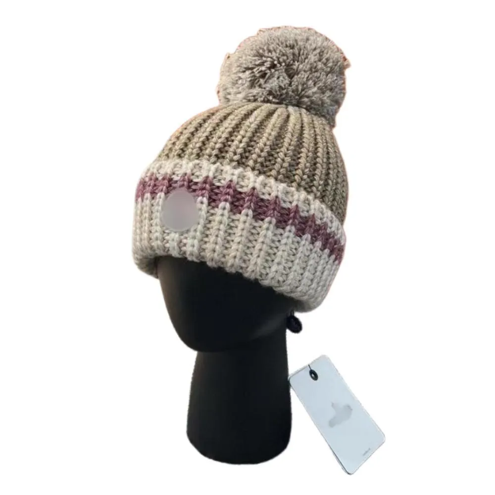 шапка Beanie Дизайнерская брендовая шапка с черепом Зимние уличные вязаные шерстяные шапки для мужчин и женщин