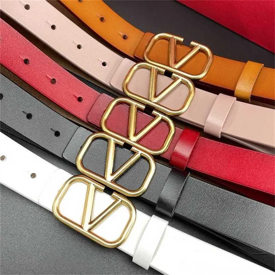 52% OFF Belt Designer New Women's leather decoration dress generation letter buckle small V thin belt jeans with hair