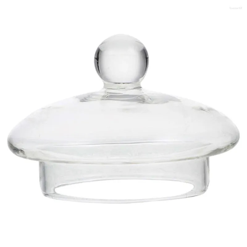 Zestawy naczyń obiadowych Teapot Lid Glass Clear Teacup Wymiana do czajnika delikatne wymienne staub