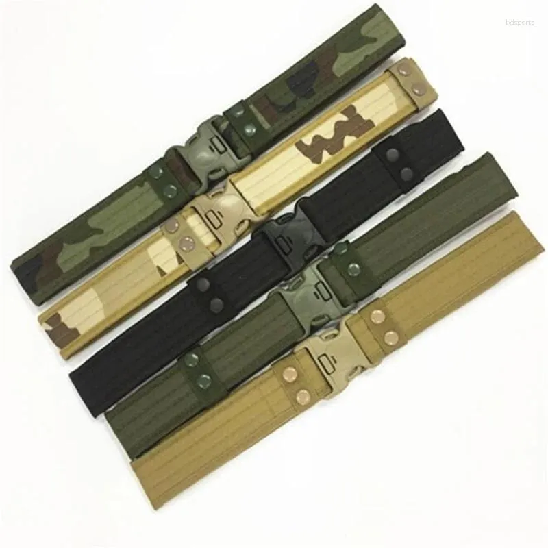 Midjestöd 96x5cm Militär Quick Release Tactical Belt Unisex Hållbar duk Material Hunting Outdoor Utility Justerbar