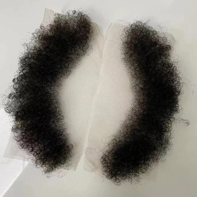 Peruker 100 malaysiska jungfruliga mänskliga hår 4mm afro kinky curl full spets frontal hårfäste för svarta män snabbt uttrycksleverans