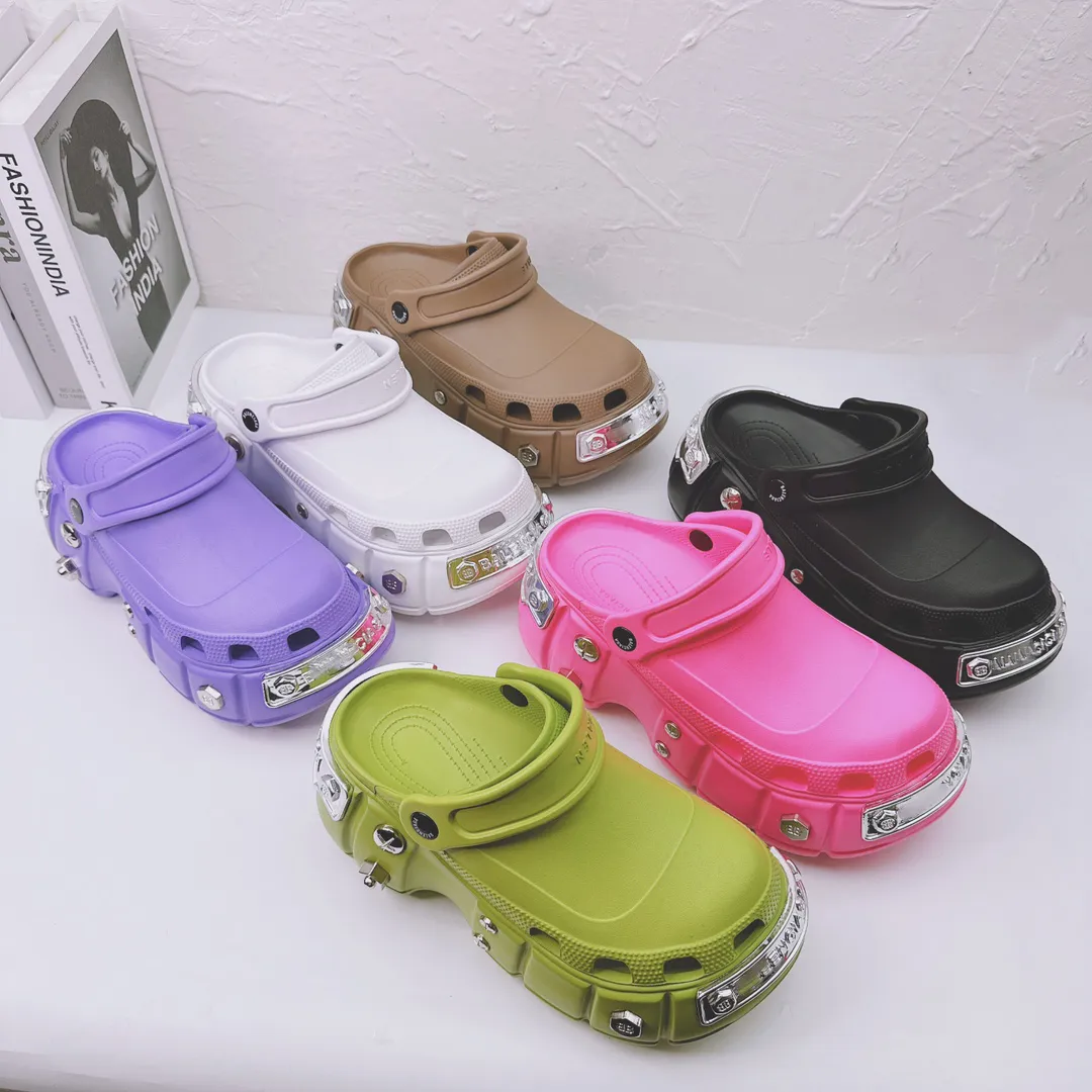 Designer Hard Crocs Slides Clog Plateausandalen Männer Frauen Horchata Salehe Bembury Sasquatch Stratus Menemsha Kuwata Croc Slipper