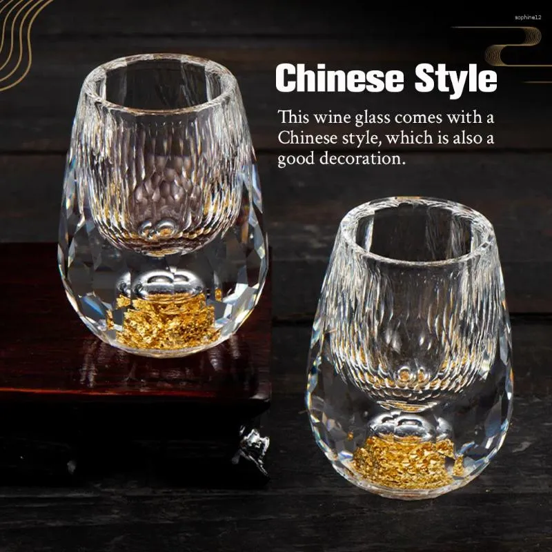 Wine Glasses Glass Home Drinkware S Cup Double Bottom Long-lasting