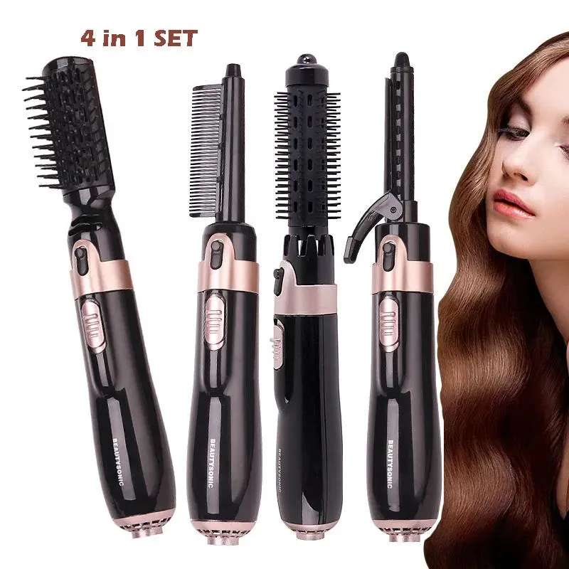 Dryers Hot Air Brush Hair Dryer Electric Brush Curly Straight Hair Dryer Hot Comb Multifunctional Hair Styling Tool for Women Su405