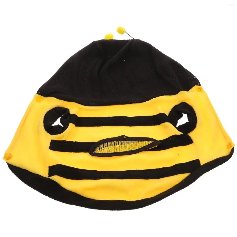 Vestuário para cães Honey Hoodies traje de uma peça roupas de quatro pernas (tamanho amarelo e preto)