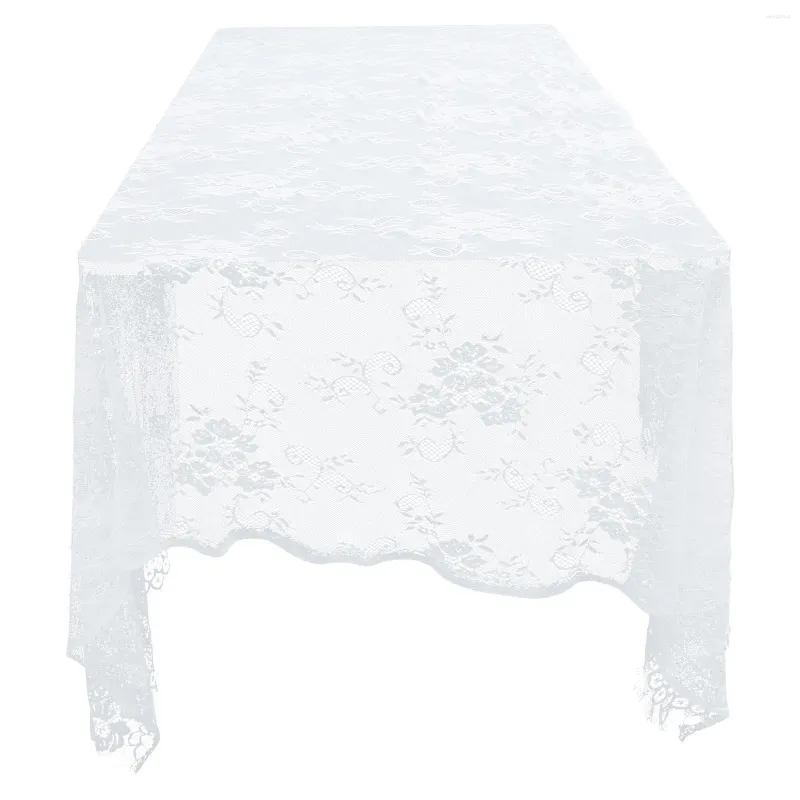 Nappe de Table en dentelle à fleurs, décoration de mariage pour dîner de vacances