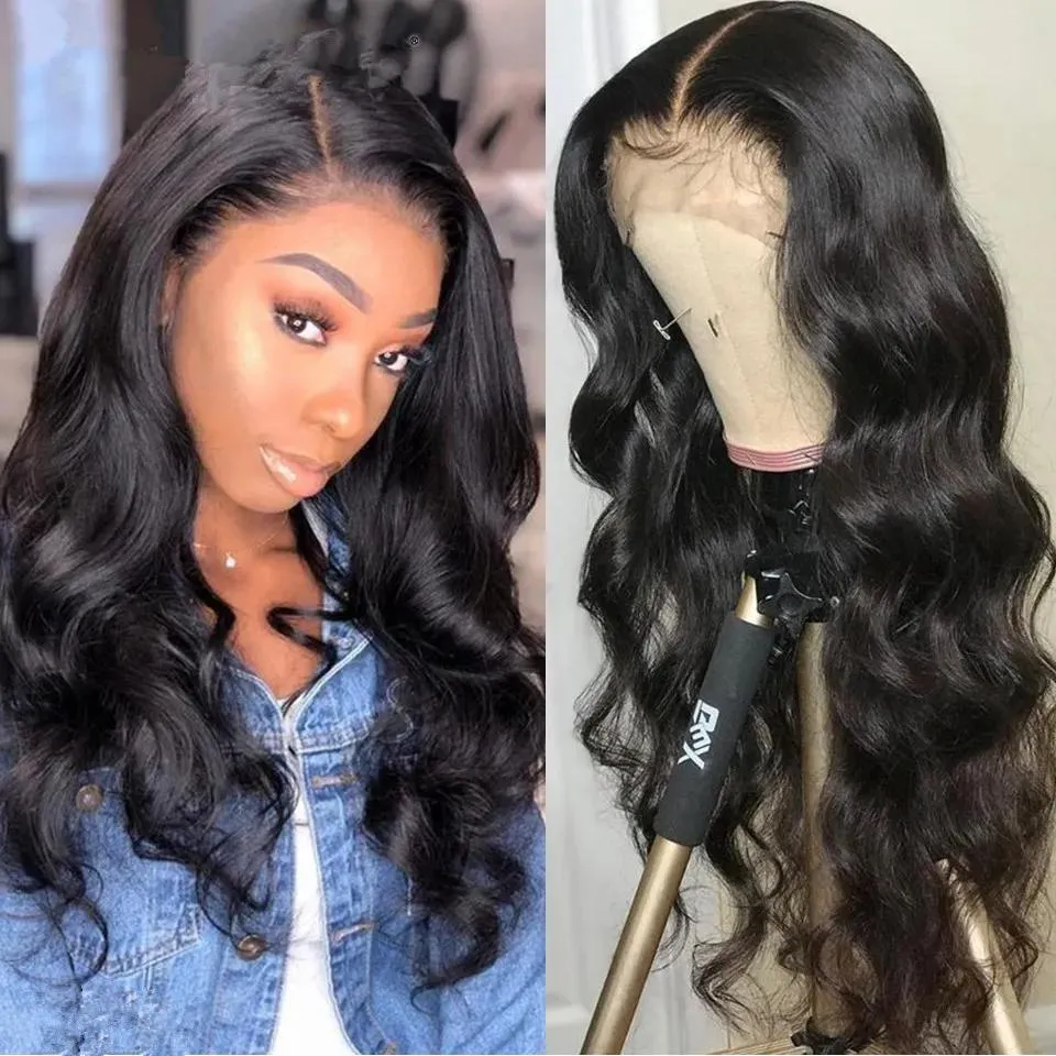 Wigs Body Wave Lace Front Wig 30 Inch 360 Body Wave Fronal Wig Brazilian PrePlucked 360 Lace Frontal Human Hair Wigs 130%density diva1