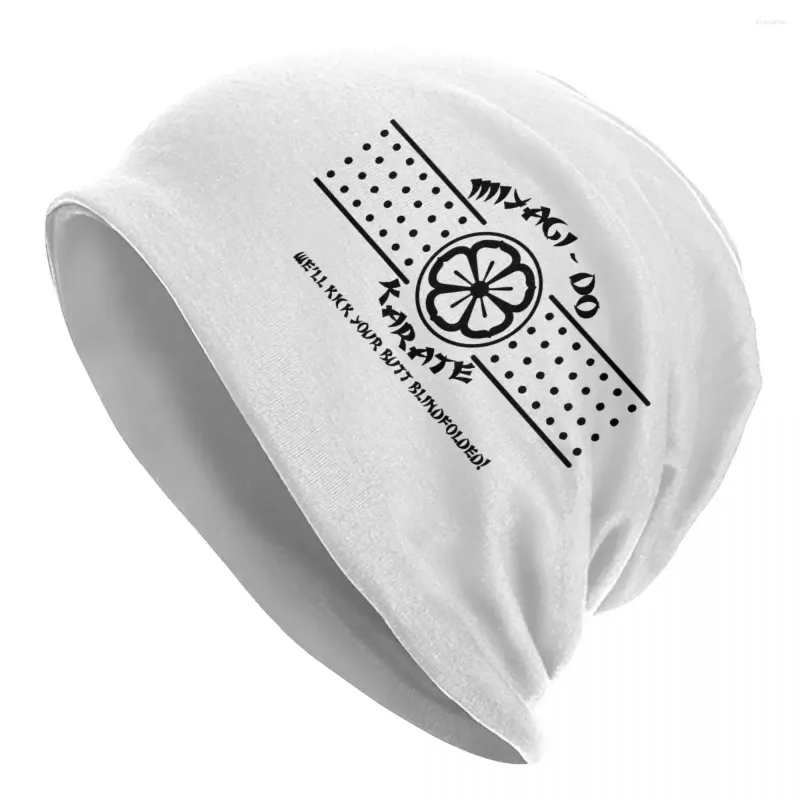 Basker 80-talsfilmfilm Judo Dojo Karate Kid Bonnet Hats Hip Hop Outdoor Miyagi-Do Skullies Beanies Hat Unisex Summer Dual-Use Caps