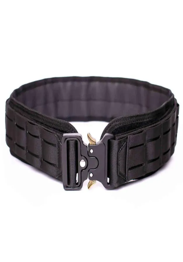 Wholale Men Gun Belt Military Nylon Battle Belts Heavy Duty Tactical Belt with Inner AntiSlip Pad1646151