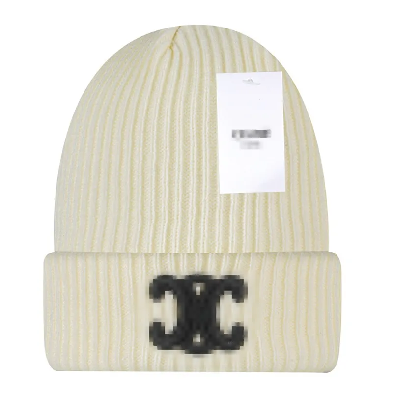 Groothandel designer winterhoeden heren randloze hoeden dames randloze hoeden gebreide dikke warme neutrale hoeden outdoor dameshoeden hoeden y8