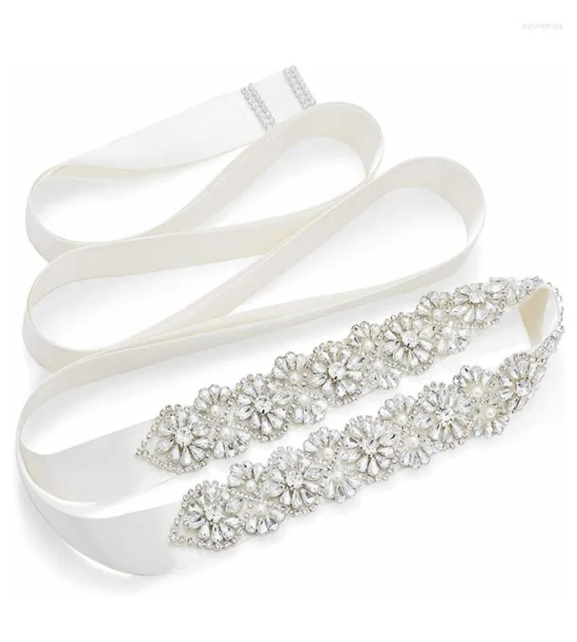 Ceintures JLZXSY À La Main Perle Cristal De Mariée Ceinture De Mariage Sash Strass Mariées Demoiselle D'honneur Pour Robe De Bal Robe De Soirée Party7728579