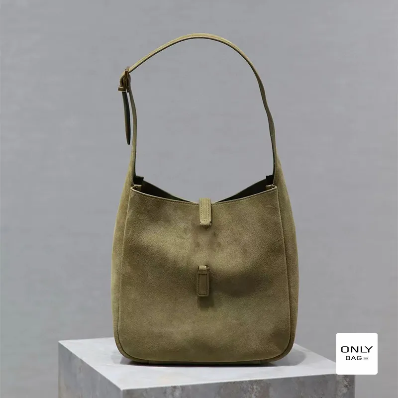 Green Suede Leather Hobo Shoulder Bag For Women Classic Armpit Clutch Fashion Tote Bag For 2024 Fall Winter From Onlybag25 291.51 DHgate.Com