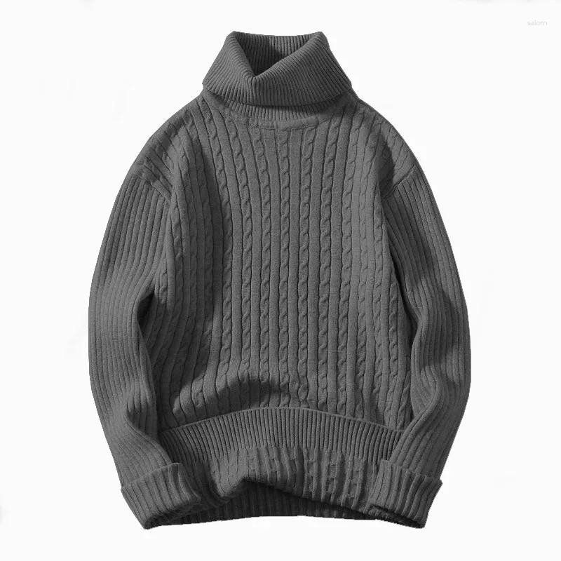 남자 스웨터 겨울 터틀넥 스웨터 내부의 캐주얼 방식