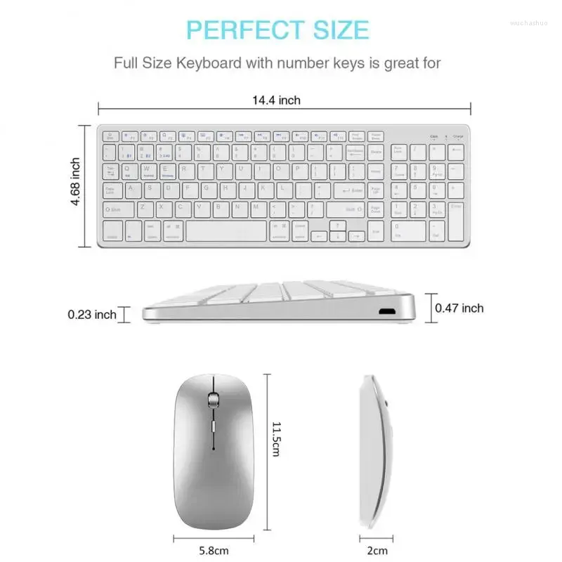 Bordslampor Dual-Mode Computer Keyboard Energy Saving Gaming Mechanical Laptop All-In-One Desktop 2.4G