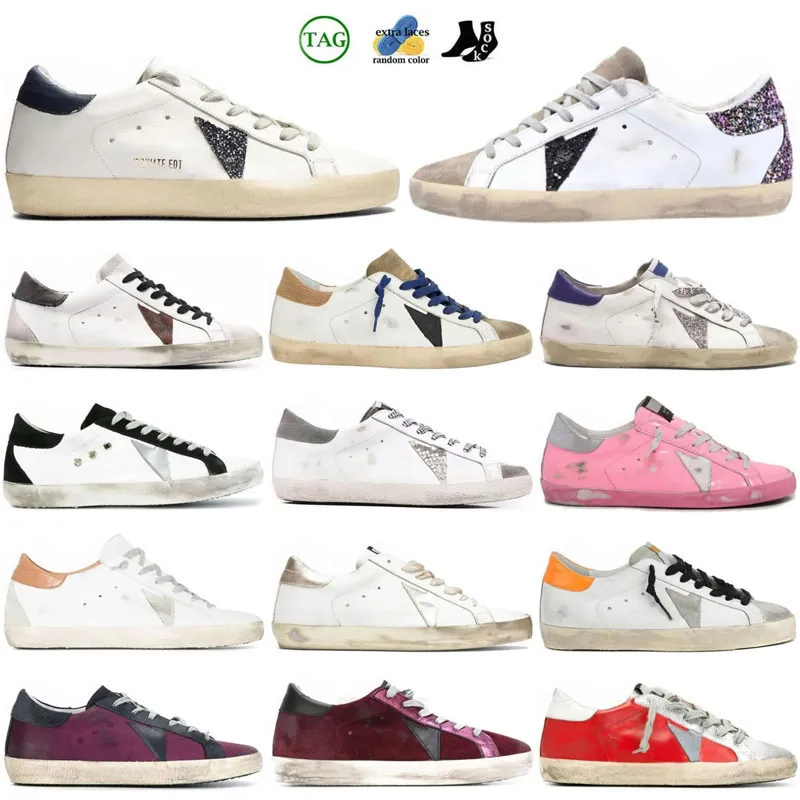 Chaussures de créateurs 10a Nouvelles baskets dorées Sortie Mid Slide Star Hightop From Italys Best Brands Fashionable Pinkgold Glitter Classic White Doold Dirty Outdoor Shoes