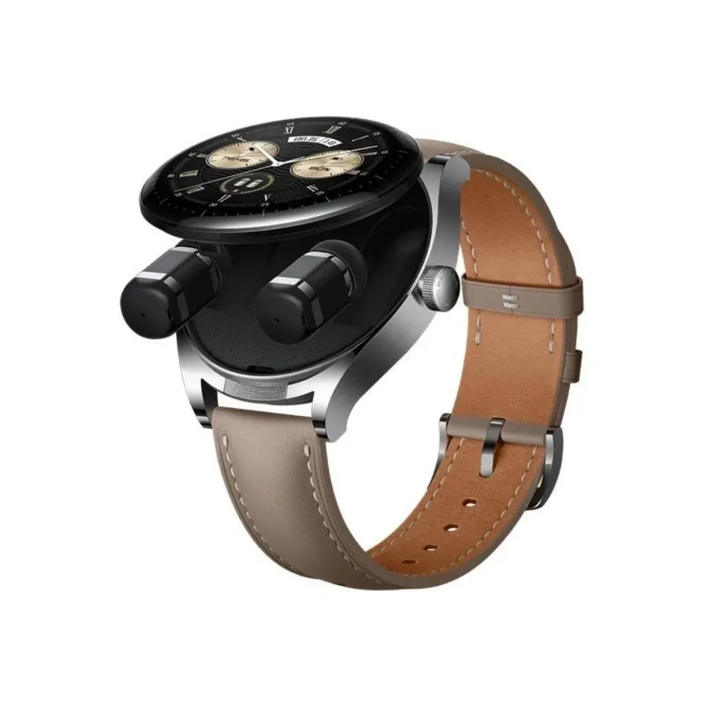 Les montres bénéficient d'un confort ultime avec la véritable montre intelligente Huawei WATCH Buds TwoinOne et les écouteurs avec réduction du bruit AI pour