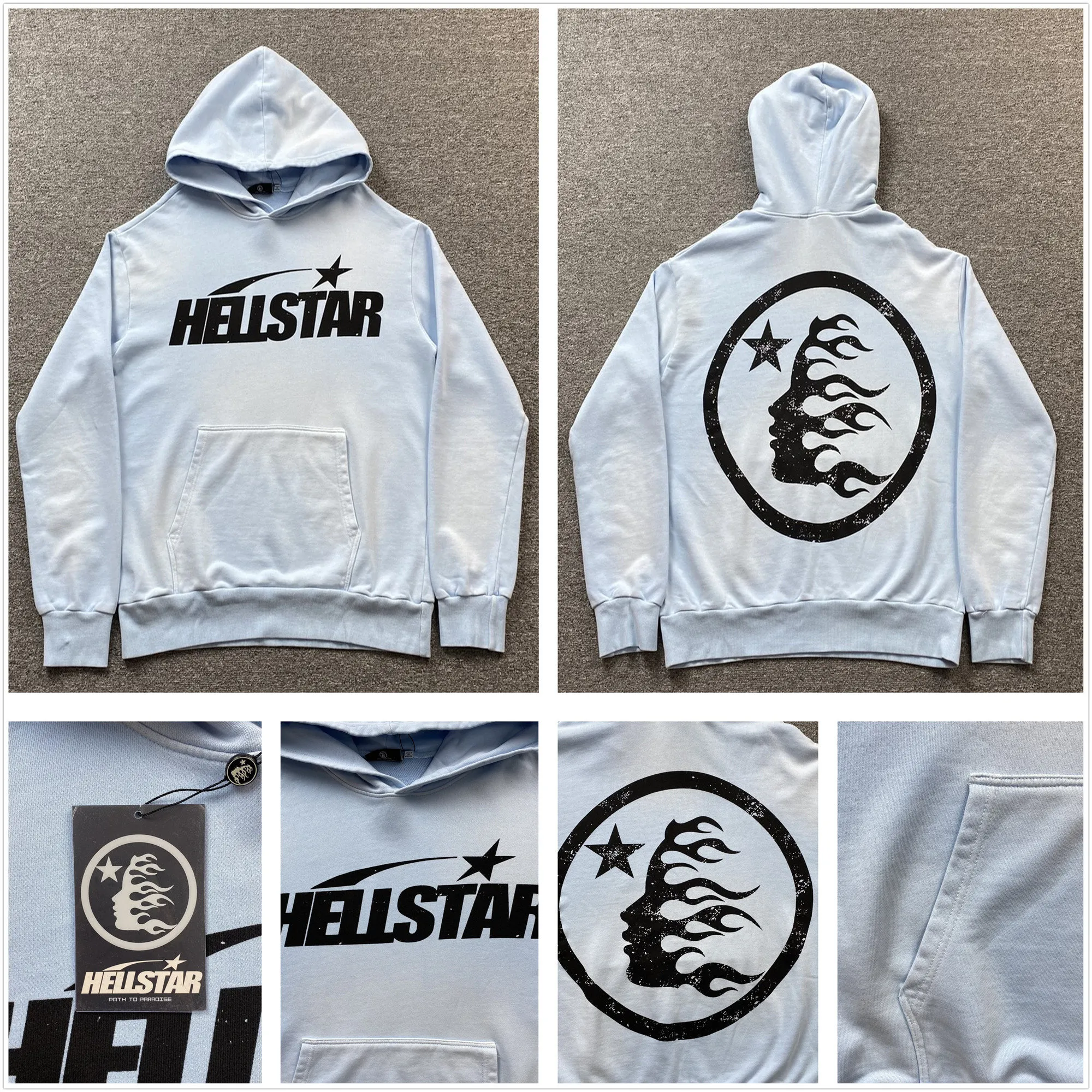 5eoc hoodies gamla varumärke hellstart hoodie hellstart hoodies designer mens tracksuit tröjor porträtt high street tidvatten förtjockade vintage hoodies smalte tröjor