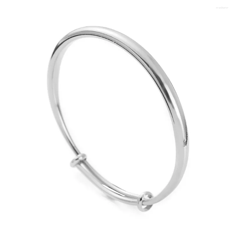 Bangle Silver Color Wedding Jewelry Adjustable Size Bangles Ethiopian Dubai Bracelets Women Birthday Paty Gifts