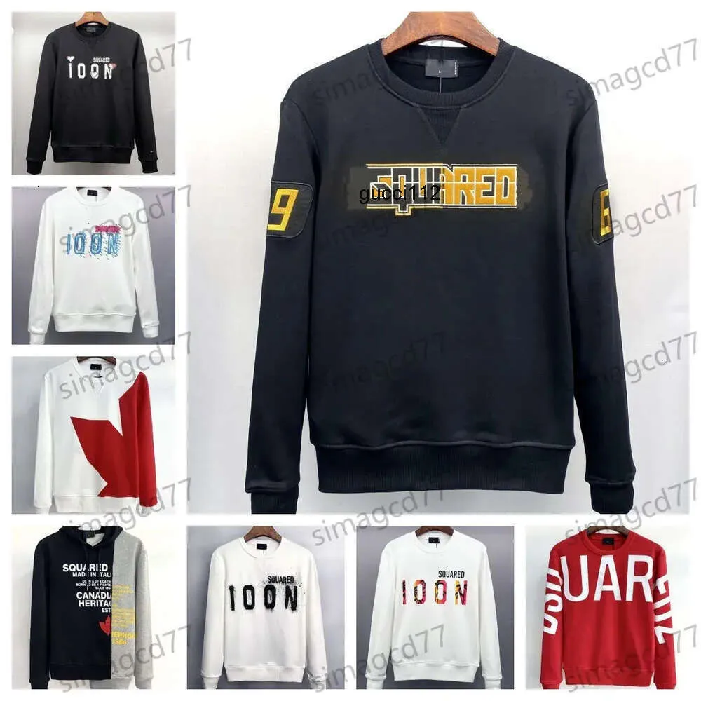 Hochwertige Hoodies D2 Dsquared DSQ2 T-Shirt Herren Luxus Sweatshirts Designer Hoody Männliche T-Shirts Kleidung JLN9