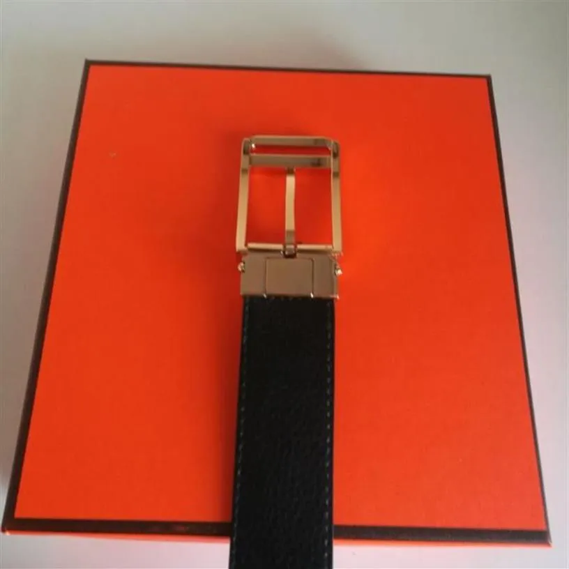 Cinturones para mujer, cinturón de cuero con hebilla de metal informal a la moda de alta calidad para hombre 2709