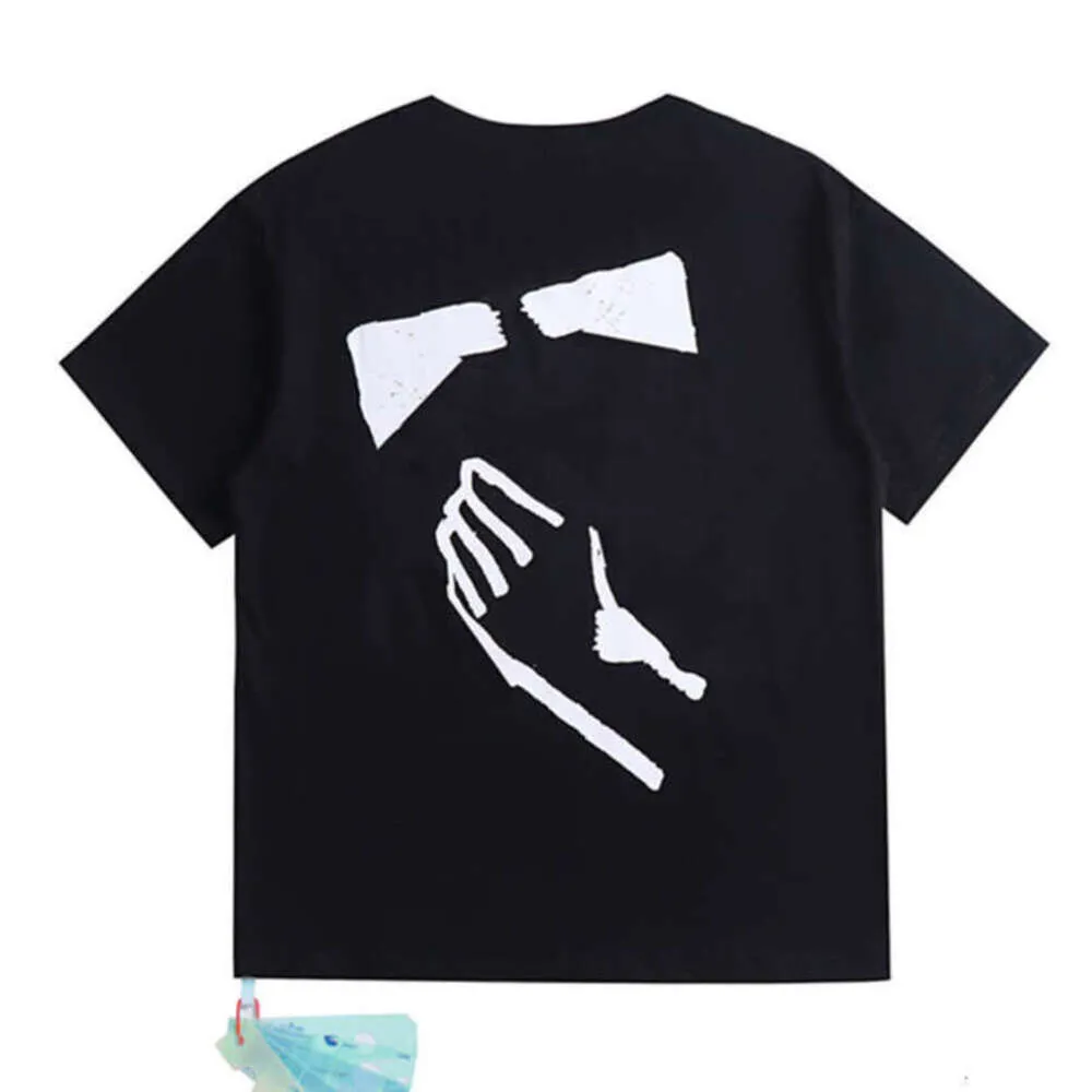 Marca de luxo Mens Camiseta Designers Camisetas Homens Mulheres Tops Tees T-shirt Verão Clássico Camisetas Back Paint Arrows Manga Curta Camiseta M8rn