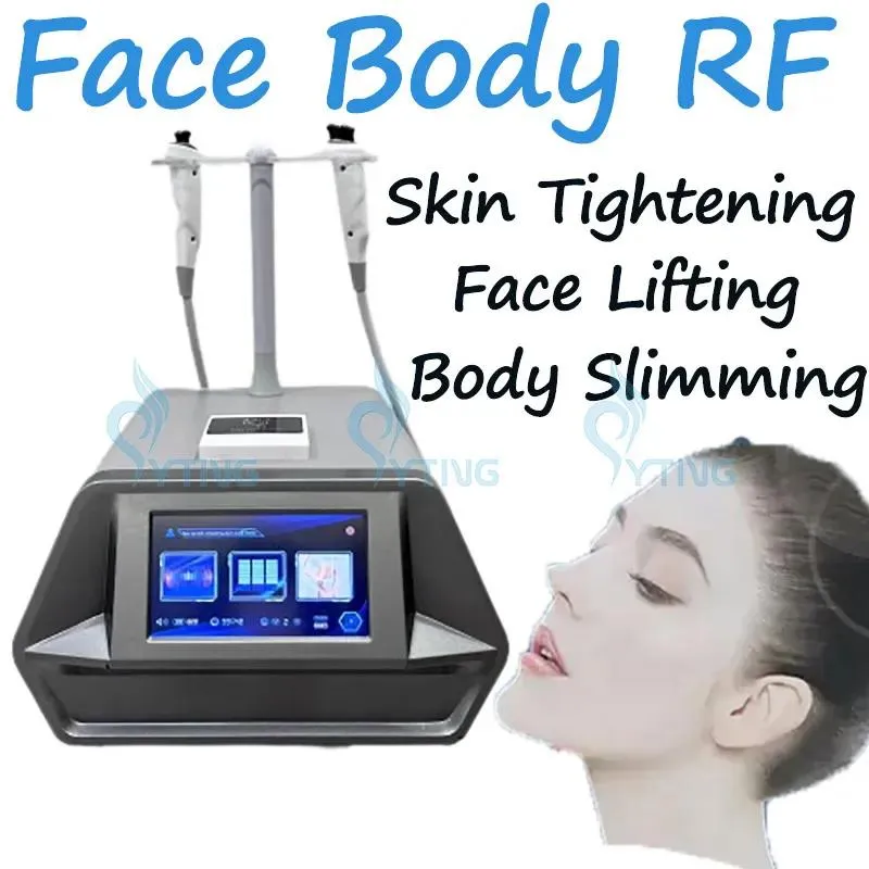 المعدات تردد الراديو الوجه RF تشديد الجلد آلة التخسيس جسم الوجه رفع تجاعيد إزالة السيلوليت تقليل