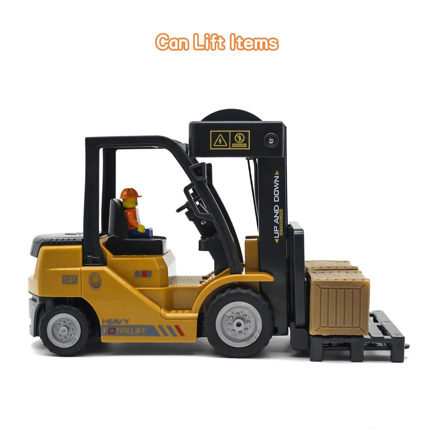 Electric Remote Control Forklift Construction Toy For Boys With Rechargeable Batteries And Charger From Heng07 44.2 DHgate.Com