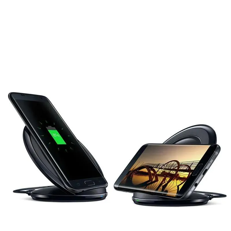 Chargeurs Chargeur de charge rapide sans fil QI pour iPhone X iPhone 8 Plus pour Samsung Note 8 S8 Plus S7 Edge de haute qualité avec emballage de vente au détail 10p