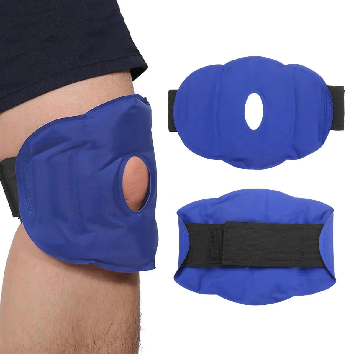 Pads Ice Cold Hot Compress Therapy Gel Pack Wrap For Knee/Calf/Shin/Arm Knee Pad Outdoor Knee Care