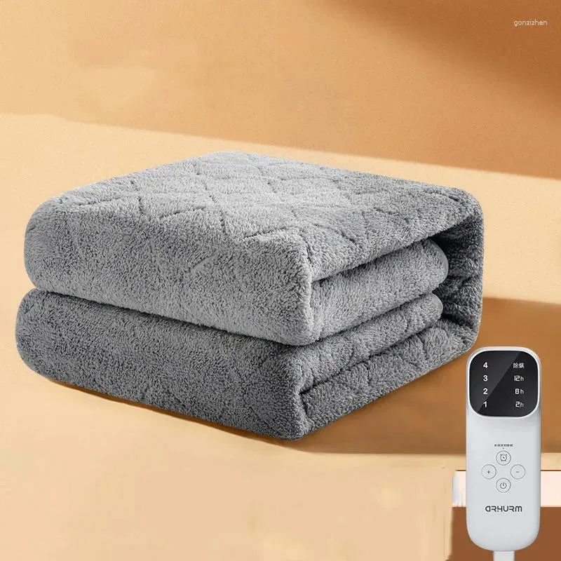 Blankets Single Person Warm Electric Blanket Heating Pad Dormitory Security Heated Dual Control Elderly Calefactor Products