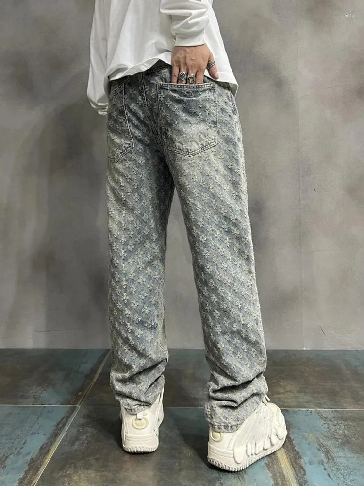 Etro Baggy Jacquard Jeans