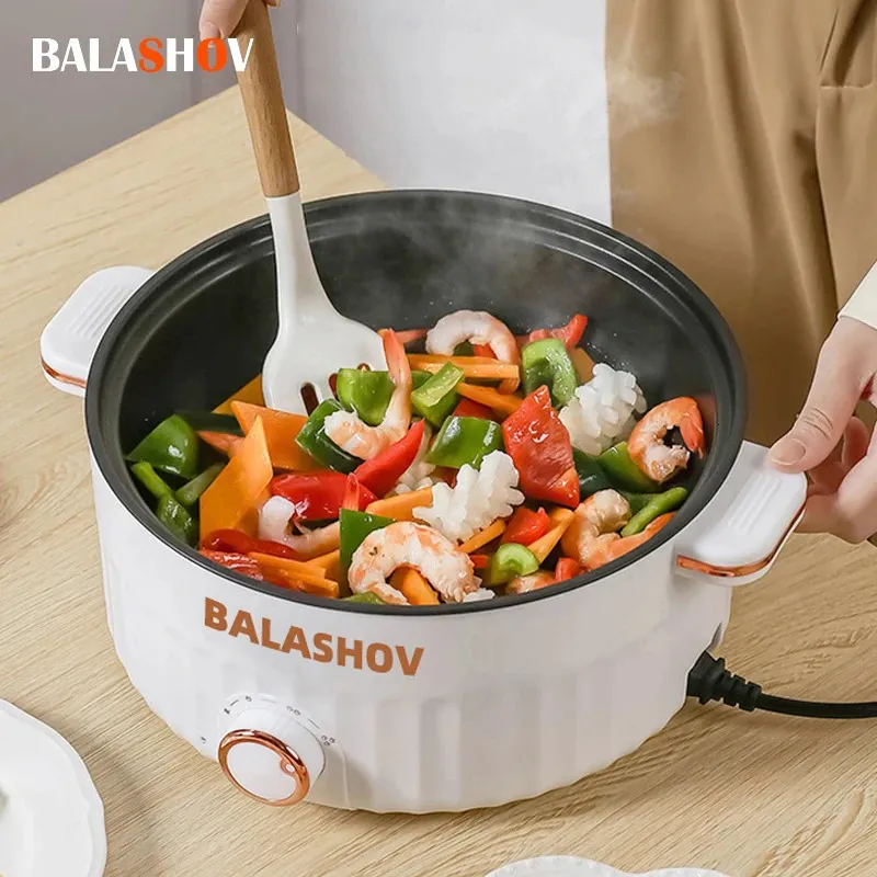 Multifunction Nonstick Pan Electric Cooking Pot Household SingleDouble Layer Fast Heating Rice Cooker EU 231229