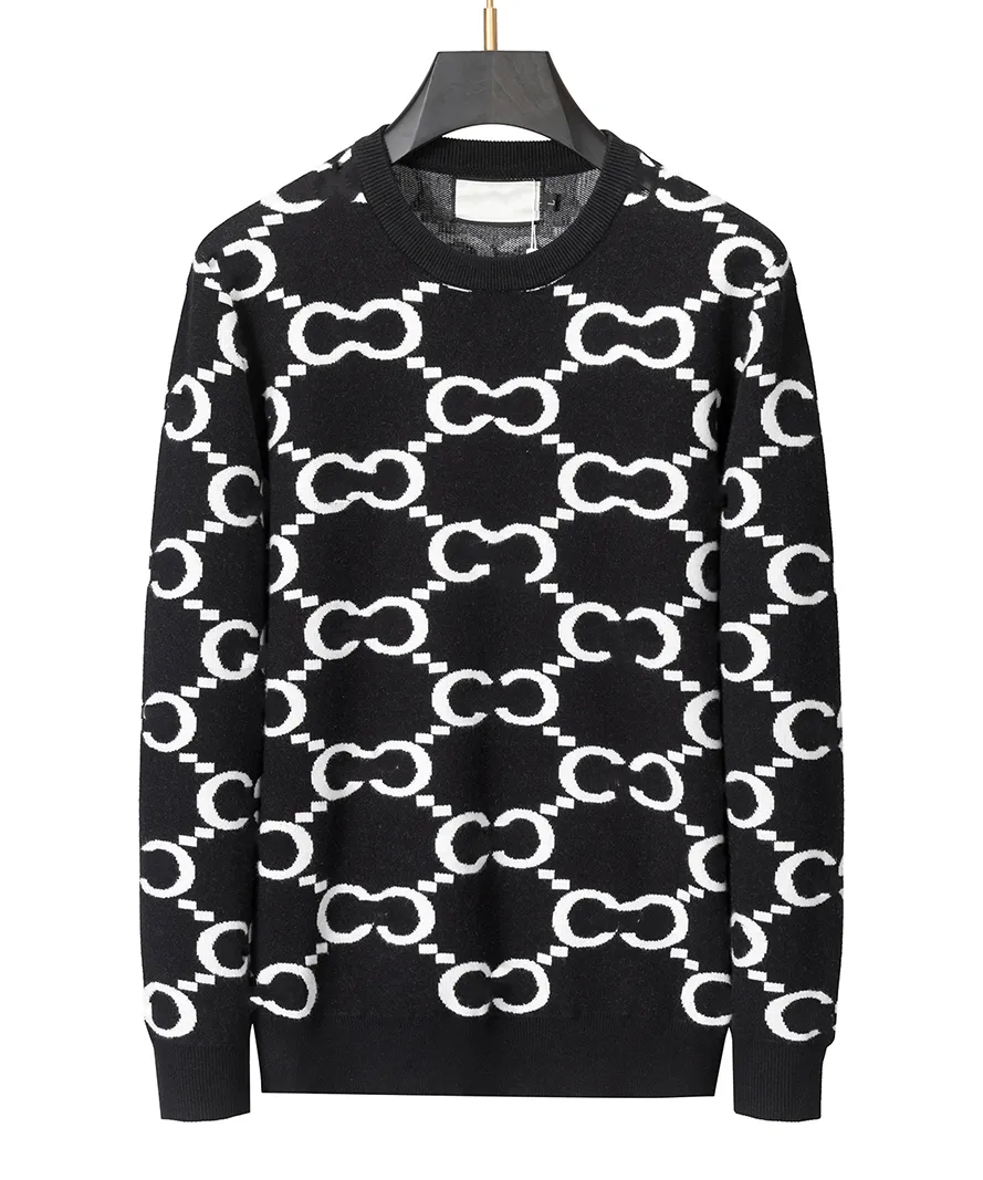 Designerski sweter męski i damski bluzy dla bluzy dla mężczyzn SWEATER mody listu Modny wydrukowany długie rękawowe luźne okrągłe okrąg