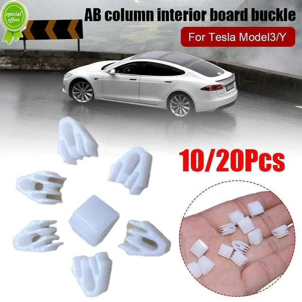 Accessories New Model y Model 3 Center Console Navigation Panel Door Sill Trim Panel Fixed Plastic Clip